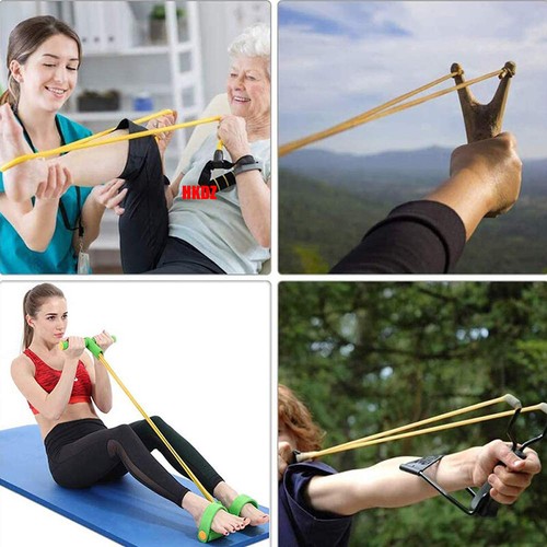 Yellow Natural Latex Rubber Tubing Hose Slingshot Catapult Band Elastic 2mm~25mm - Picture 4 of 15