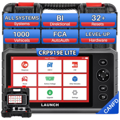 LAUNCH CRP919E Lite Car OBD2 Bidirectional Scanner Full System Diagnostic Coding
