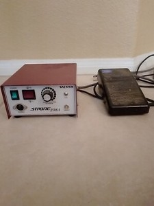 Dental Micro Motor Strong 204A 35K rpm SAESHIN Original with Foot Pedal