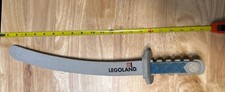 Vintage Legoland Foam Sword 20 Inch Toy Costume Prop Ninjago Gray  Blue