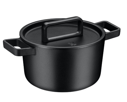 WMF Flavour Bräter 24 cm schwarz violett Gusseisen 5,2 L Topf Guss mit Noppen - Bild 2 von 21