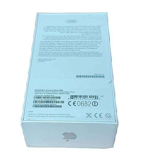 Apple iPhone 6-64GB Silver Unlocked Smartphone A1586 NEW, NEVER