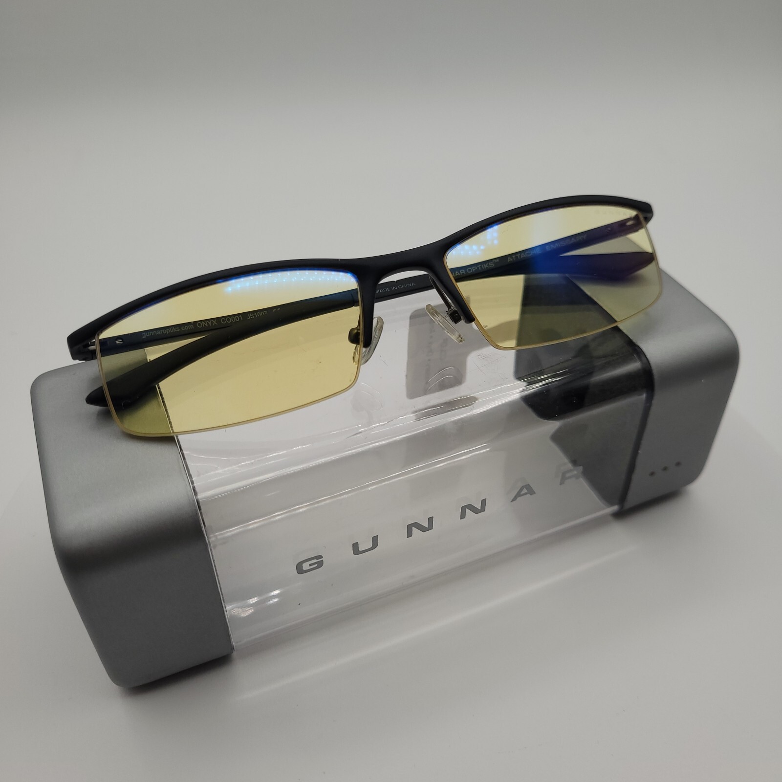 GUNNAR | Emissary Computer Glasses With Blue Light Filter Onyx Color