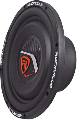 W10T4-S2 10'' Shallow Mount 1200W Peak Car Subwoofer 2-Ohm Sub 300W RMS CEA Rated