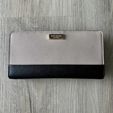Kate Spade new york Neda Laurel Way Women's Wallet - Chalk Pink  and Black