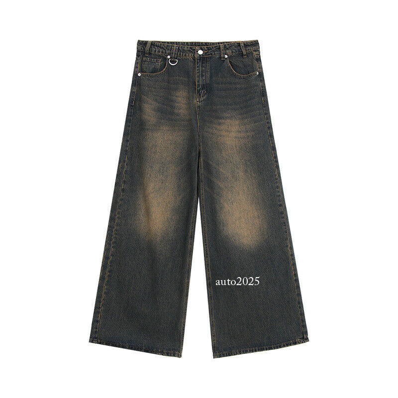 【GLOWNY】25HS★ (XS,S,M,L) INDIO LOOSE FIT JEANS INDIO LOOSE FIT JEANS (BLUE) - GLOWNY
