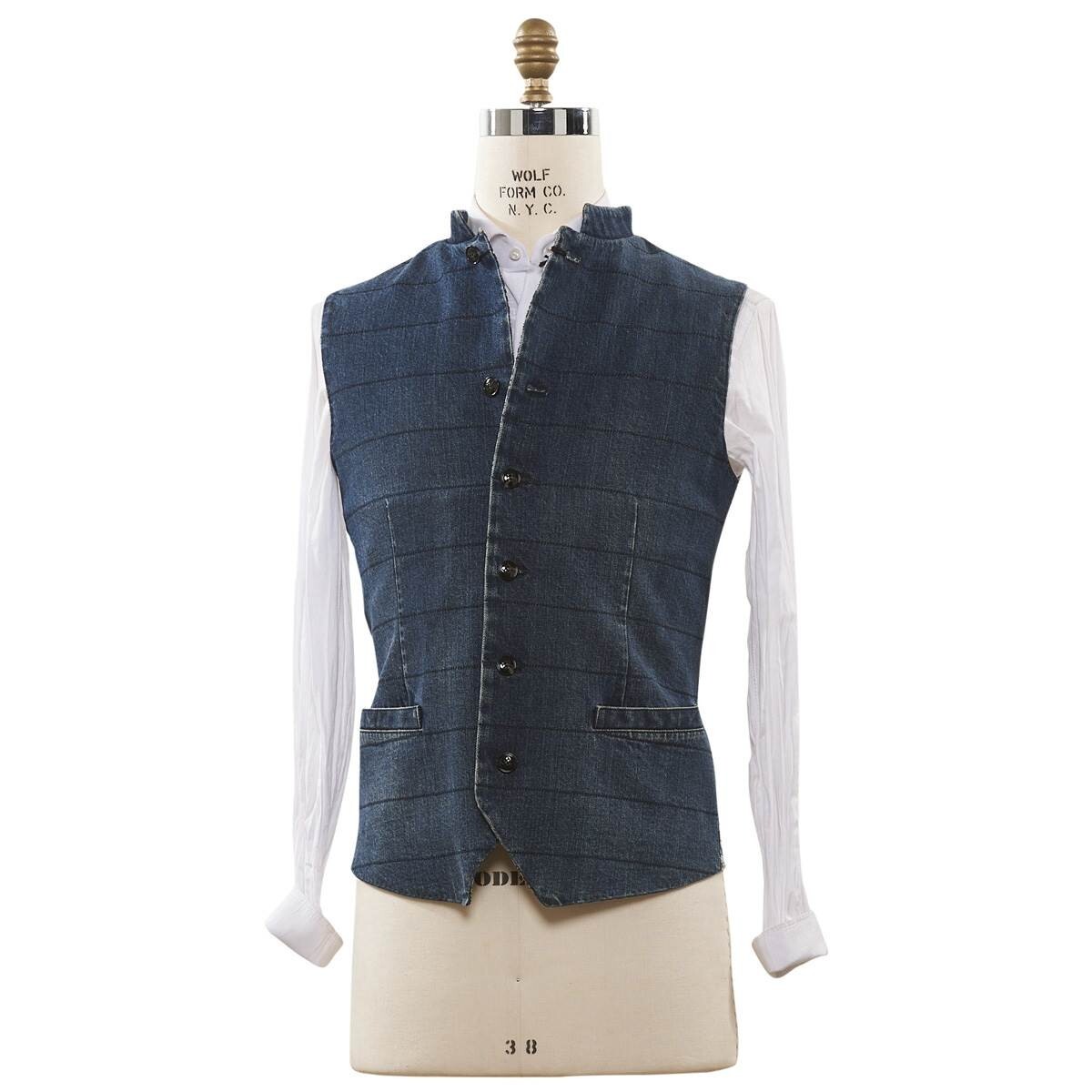 НОВЫЙ ЖИЛЕТ KITON ИЗ ХЛОПКА EL РАЗМЕР 40 US 50 EU S21G470