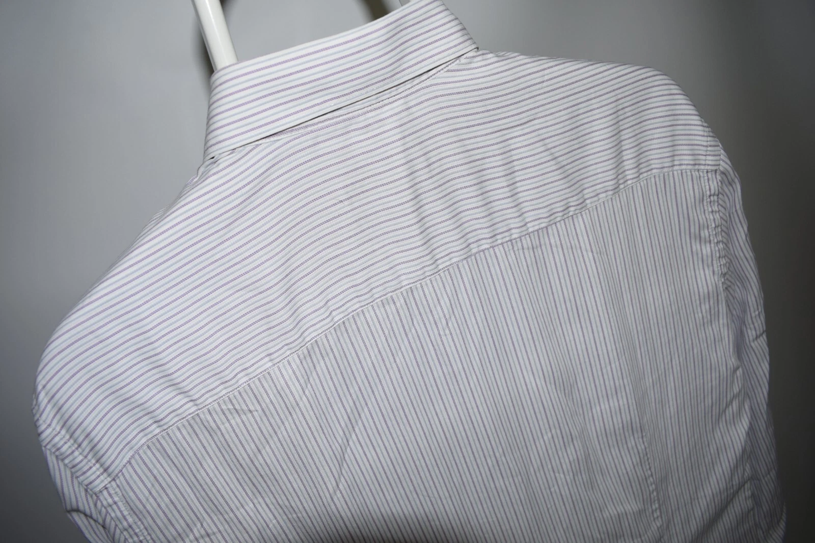 Camicia a righe Versace Collection abito bianco a maniche lunghe uomo 15 1 2