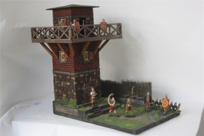 77043 Römer Imperium, Limes Turm Pontica zu 7cm Sammelfiguren, auf Base, GMK
