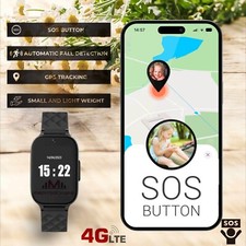 Personal Medical Alert Bracelet Emergency SOS for Seniors Elderly 4G LTE MT52