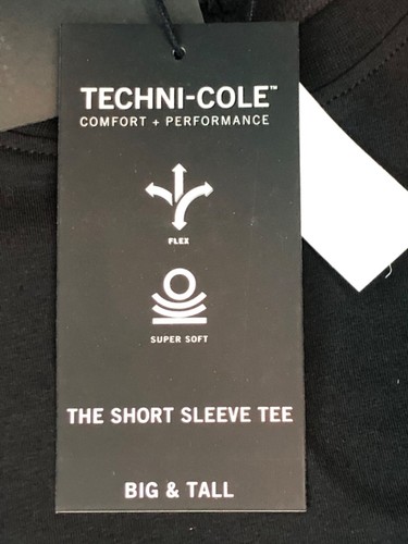 Kenneth Cole Herren Big & Tall schwarz Grafikärmel Rundhalsausschnitt T-Shirt neu mit Etikett Größe 3X - Bild 5 von 11