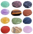Massage stones gemstones disc stone pocket stone eye stone flatterer
