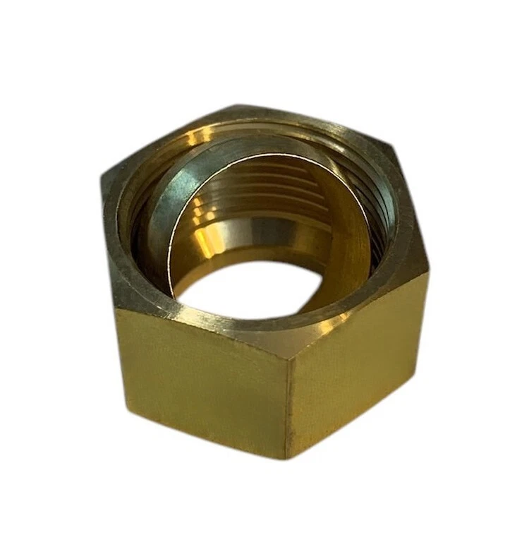 Compresor de aire neumático 2PK tuerca de compresión 1/2 con funda de tubo de virola cautiva Foto 2 de 4