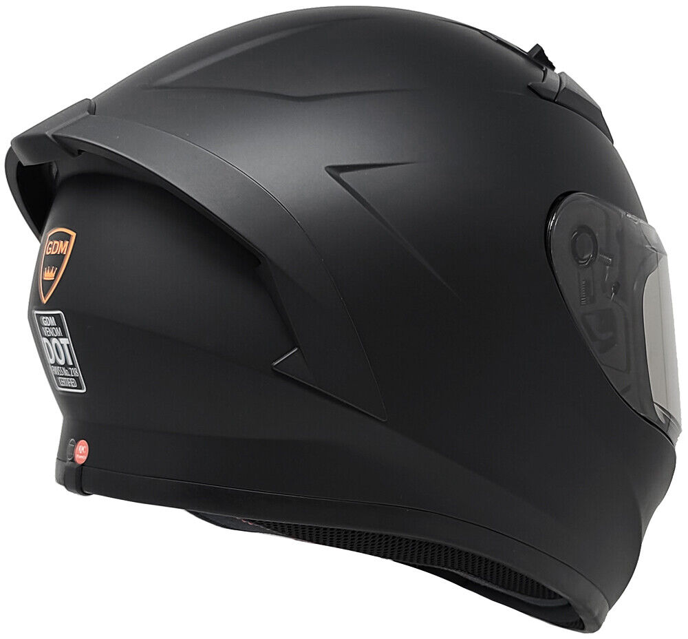 2021 GDM VENOM MOTORCYCLE HELMET WITH INTERCOM BLUETOOTH HEADSET