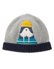 GYMBOREE ANCHORS AWAY GRAY WALRUS SWEATER BEANIE HAT 6 12 24 2 3 4 5 NWT