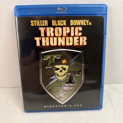 Tropic Thunder Director s Cut Blu-ray Unrated Stiller Downey Disc Clean Untested