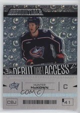 2023 Upper Deck Credentials Debut Ticket Access 29/999 Tier 1 Hunter McKown 0p72
