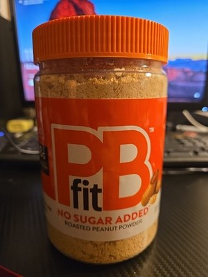 PBfit No Sugar Added Peanut Butter Powder, Powdered 13oz, 8g Of Protein 