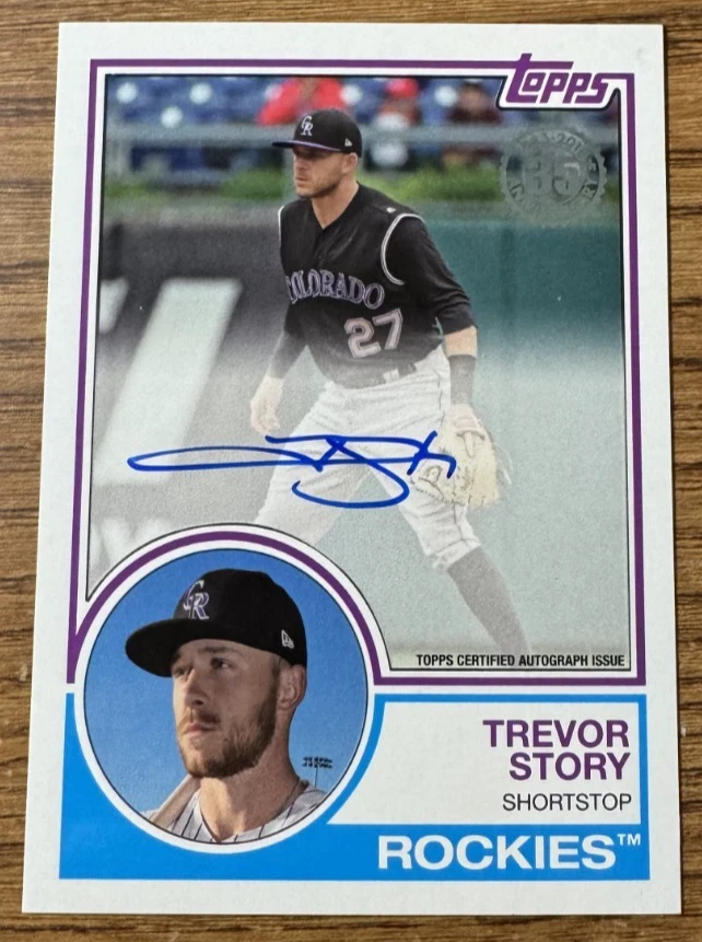 【BGS9 MINT】TREVOR STORY RC /99シリ AUTO BGS9 MINT】TREVOR STORY RC /99シリ AUTO Bowman Trevor Story