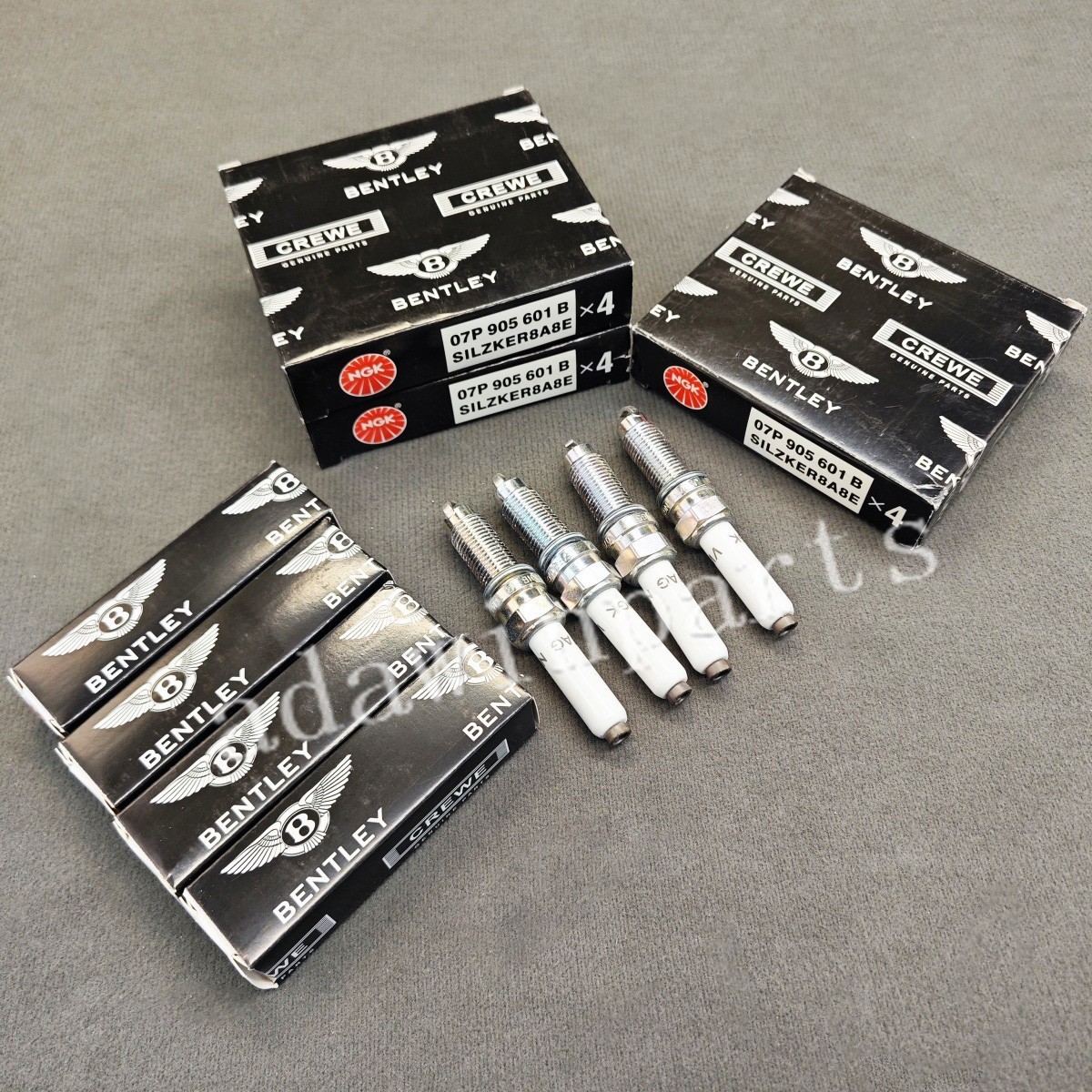 12 Pcs Bentley Spark Plugs W12 6.0T 07P905601B For W12 NEW