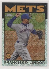 2021 Topps Silver Pack Series 2 1986 Chrome Baseball Francisco Lindor 2qw