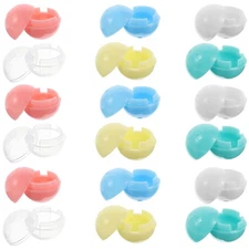 30 Pcs Vending Machine Capsules Clear Empty Suprise Egg Colored Round