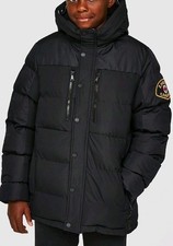 Zavetti Canada Junior Raffino Puffer Jacket Black - Size L