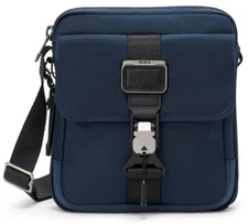NEW Tumi ALPHA BRAVO JUNIOR 9.5” Crossbody Bag - NAVY BLUE & BLACK NEW NWT