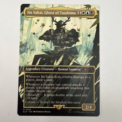 MTG Jin Sakai, Ghost of Tsushima Secret Lair SLD 2226 Regular - NM