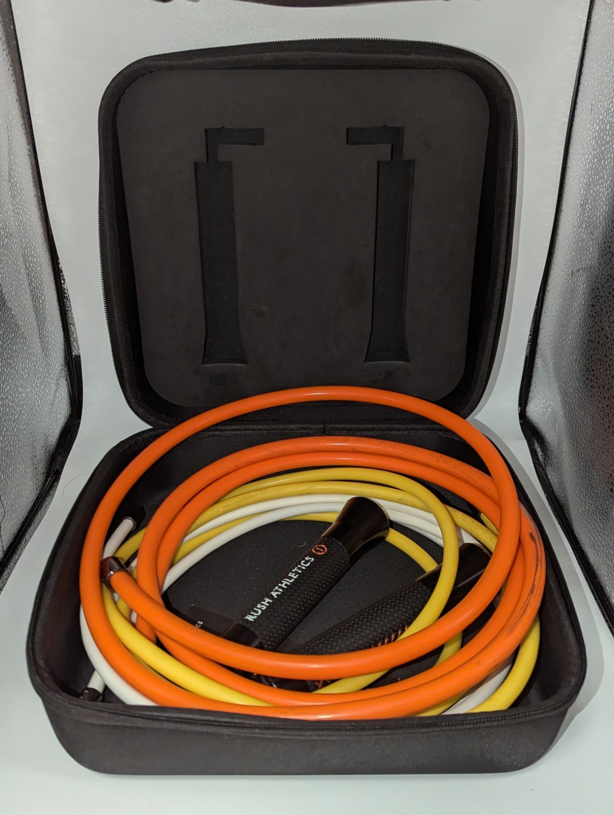 Rush Athletics IGNITE Weighted Skipping Rope Set with Case – 3 Cables (A) image 4
