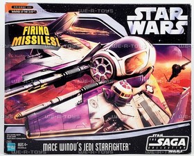 Star Wars Episode III Mace Windu Jedi Starfighter Vehicle 2006 Hasbro 87159