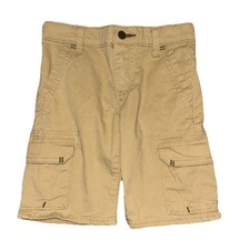 Wrangler Shorts Boys Size 4 Regular Khaki Cargo Adjustable Waist