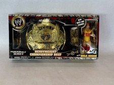 2006 Jakks Hulk Hogan WWE Classic Superstars Championship Belt  & Figure NR!