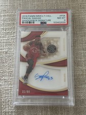 2018 Panini Immaculate Pascal Siakam Shadowbox Signature /99 - PSA NM-MT 8