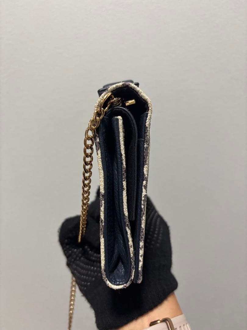 See by Chloe Shoulder Bag Python Leather Beige Na… - image 7