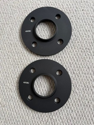 1 Paar 10mm Schwarz Radnabe Zentrisch Spurverbreiterungen Ford Escort 1980-1999 4x108 63.3CB
