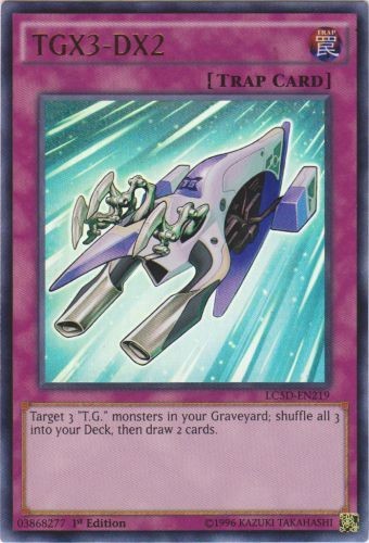 TGX3-DX2 LC5D-EN219 Ultra Rare 1st Edition Heavily Played Yugioh Card