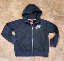 Boys Nike Gray Zip-Up Hoodie Size 7