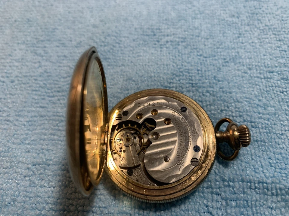 Vintage NY Standard Pocket Watch, Grade 44, Mod. 1, 6s,7j ,1904 Hunter, Repair - Image 4 of 4