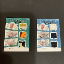 2011-12 Artifacts Tundra Trios PATCH Ribeiro Lehtonen Goligoski /20 /149
