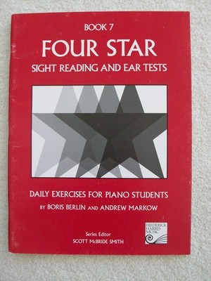 Book 7: Daily Exercises for Piano Students (Four Star Sight Reading and Ear ...