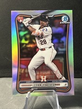 2026 Bowman Chrome Refractor Red Rookie Brice Matthews RC Houston Astros