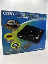 Coby DVD-209 Ultra Compact DVD Player. New In Box. With Cord  Remote