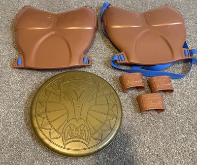 Disney Hercules Gold Bracers Cuffs Chest Pc Child Sz Movie Toy Accessories Lot 6