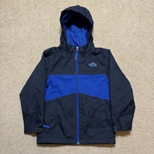 The North Face Jacket Boys XS 6 Blue DryVent Hooded Waterproof Winter Rain