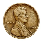 1909 P Lincoln Wheat Cent Good-Very Good (G-VG) Circulated Condition 1st Year