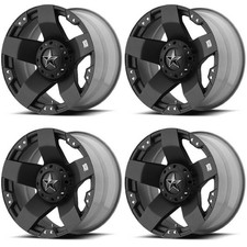 Set 4 Xd Xd775 Rockstar 18x9 6x135 6x5.5 Matte Black Wheels 18 0mm Rims