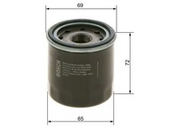 Bosch ÖLfilter F 026 407 001 FüR Nissan Ford Asia Motors Infiniti Subaru