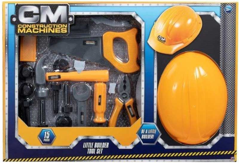 CM Construction Machines – Little Builder Tool Set (15 Pieces)