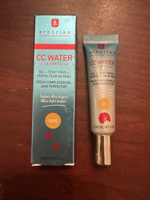 Erborian CC Water with Hyaluronic Acid, Doré - Ultra Light Gel  15 ML